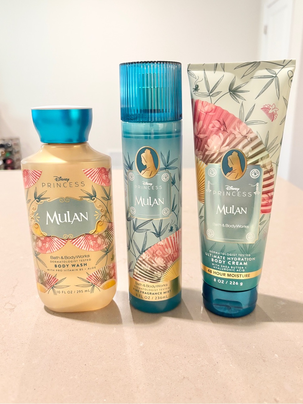 Disney Princess Mulan Bath & Body Works Gift Set + Free Gift